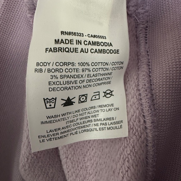 Women's Jordan Flight Fleece Crewneck Oversized Large NWT Purple - Picture 9 of 10